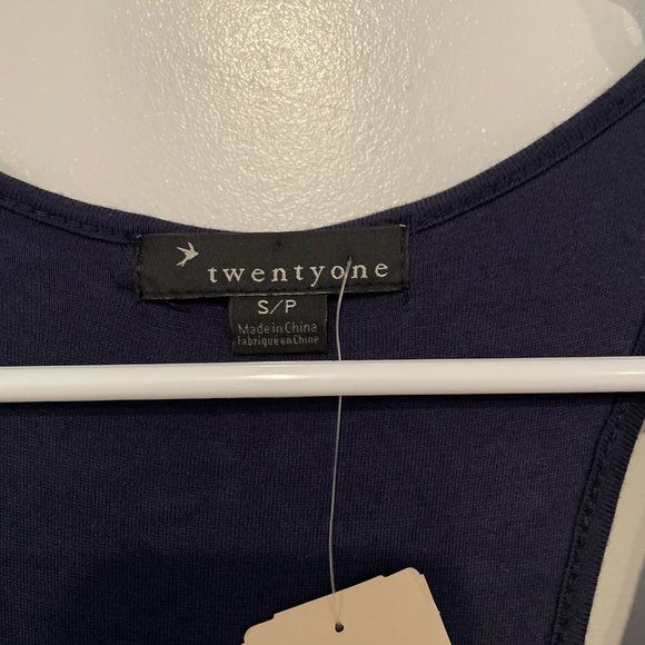 Forever 21 Navy Layered Tunic with Embellishments - Picture 2 of 4